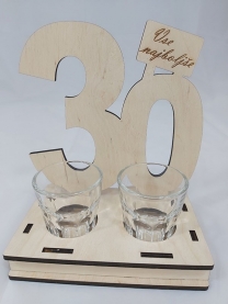 LESENO STOJALO ZA ŽGANJE 30